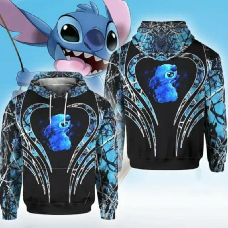 Stitch hunting season 3d hoodie 1