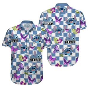Stitch If You Love Me Let Me Sleep Hawaiian Shirt