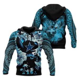 Stitch Love Dallas All Over Print Hoodie