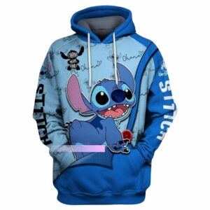 Stitch Ohana All Over Print Hoodie