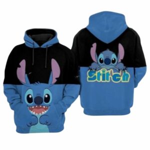 Stitch Ohana Disneyland All Over Print Hoodie
