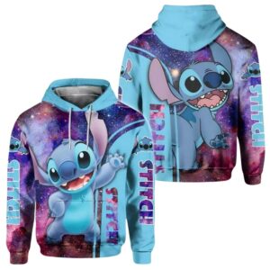 Stitch Ohana Means Family All Over Print Hoodie
