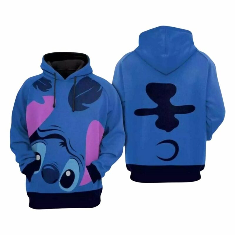 Stitch ohana means family stitch lover 3d hoodie 1