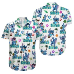 Stitch Ohana Summer Vacation Lilo And Stitch Hawaiian Shirt