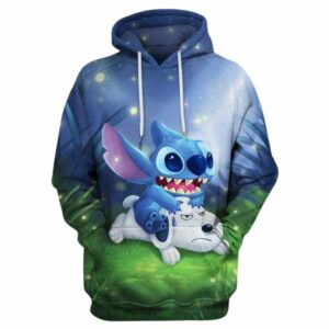 Stitch Pretty Night All Over Print Hoodie