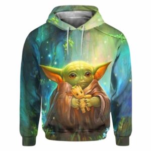 Stitch Yoda Groot And Pokemon Halloween All Over Print Hoodie