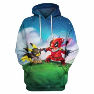 Stitchpool And Pikaman All Over Print Hoodie