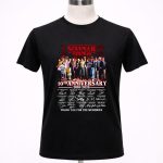 Stranger Things 10th anniversary 2016 2026 thank you for the memories signature 1 T Shirt.jpg
