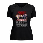 Stranger Things 10th anniversary 2016 2026 thank you for the memories signature 5 Womens V Neck.jpg