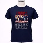 Stranger Things 10th anniversary 2016 2026 thank you for the memories signature 6 T Shirt.jpg