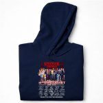 Stranger Things 10th anniversary 2016 2026 thank you for the memories signature 7 Hoodie.jpg