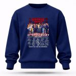 Stranger Things 10th anniversary 2016 2026 thank you for the memories signature 8 Sweatshirt.jpg