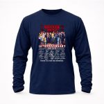 Stranger Things 10th anniversary 2016 2026 thank you for the memories signature 9 Long Sleeves.jpg
