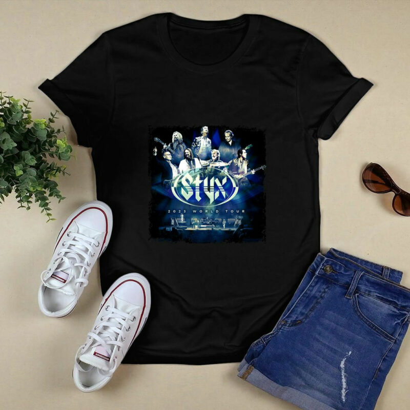 Styx Band World Tour Dates 2023 Front 4 T Shirt