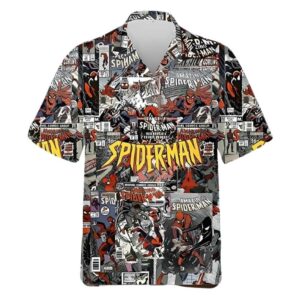 Superhero Avengers Marvel Spider Man Hawaiian Shirt