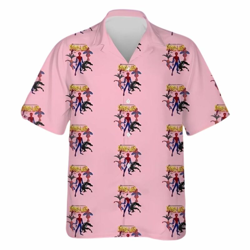Superhero spectacular spider man hawaiian shirt 1