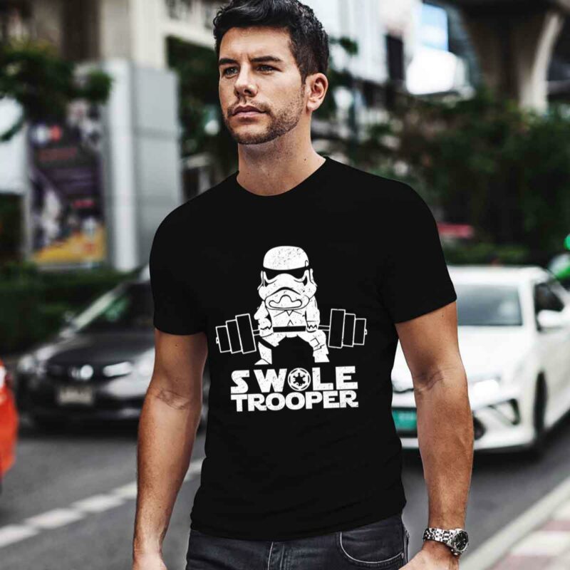 Swole Trooper Stormtrooper Deadlift Star Wars 0 T Shirt
