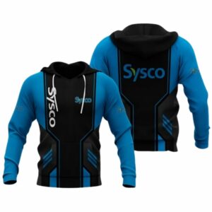 Sysco In My Heart Black And Blue Uniform All Over Print Hoodie