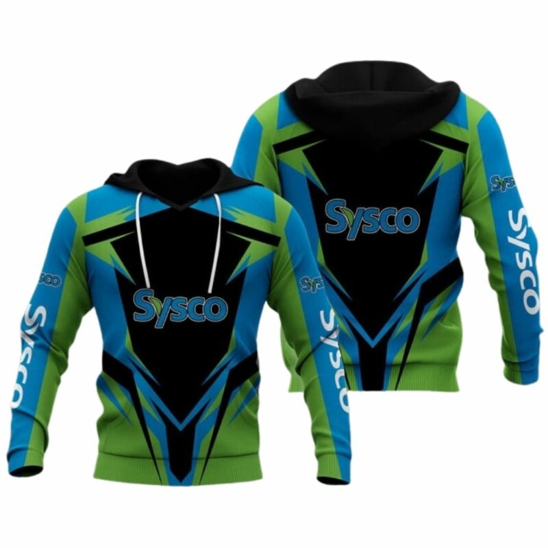 Sysco logo in my heart 3d hoodie 1