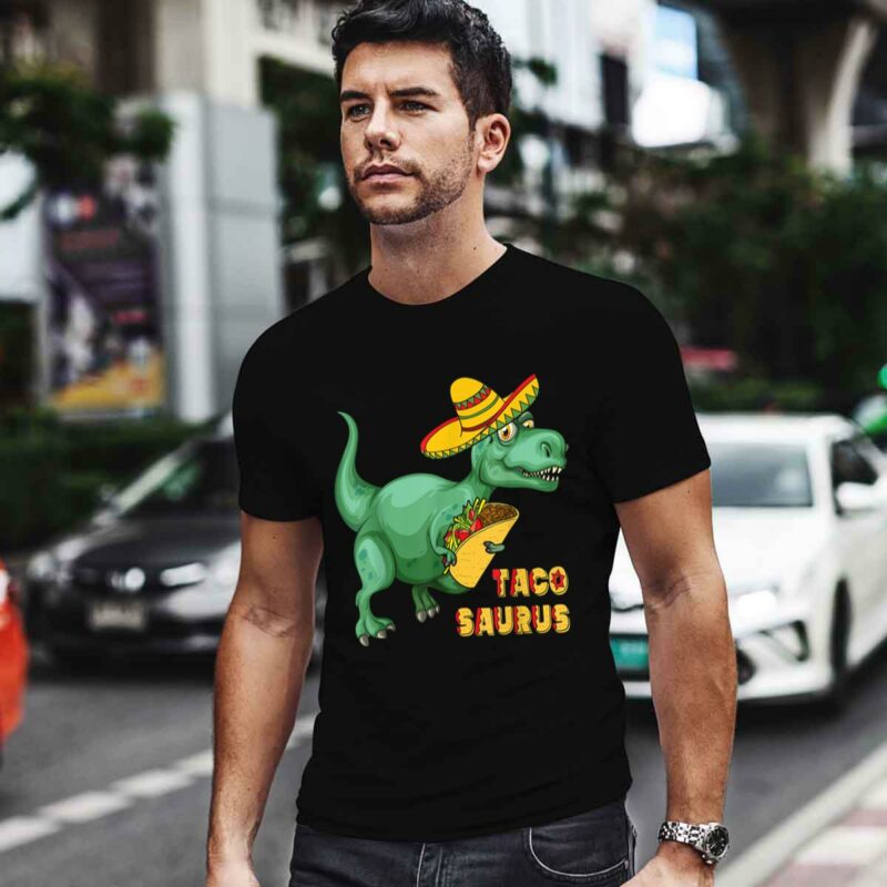 Tacosaurus Dinosaur Cinco De Mayo 4 T Shirt