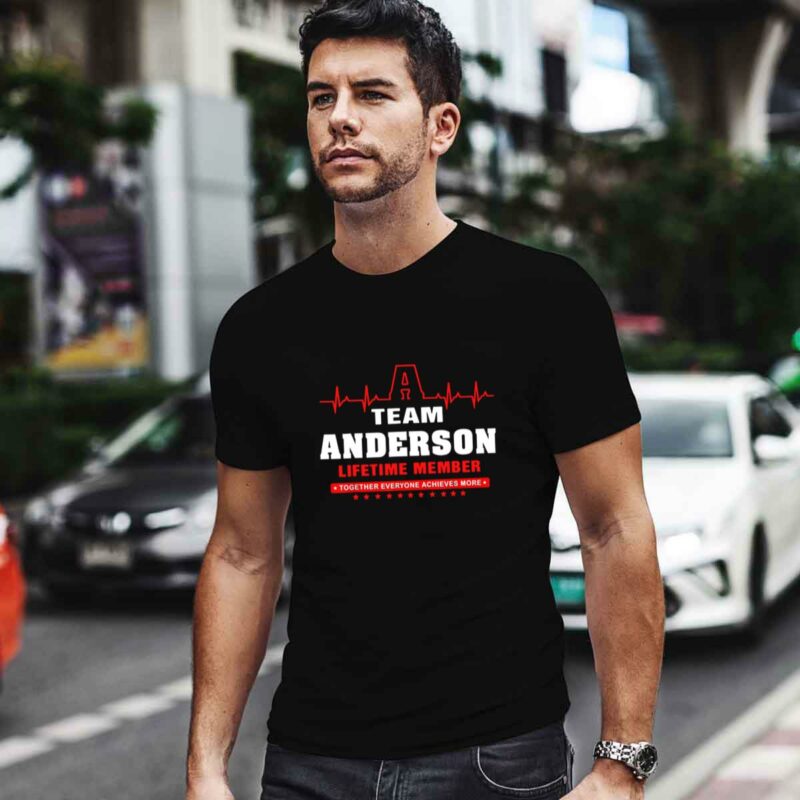 Team Anderson Lifetime Member Surname Last Name 0 T Shirt