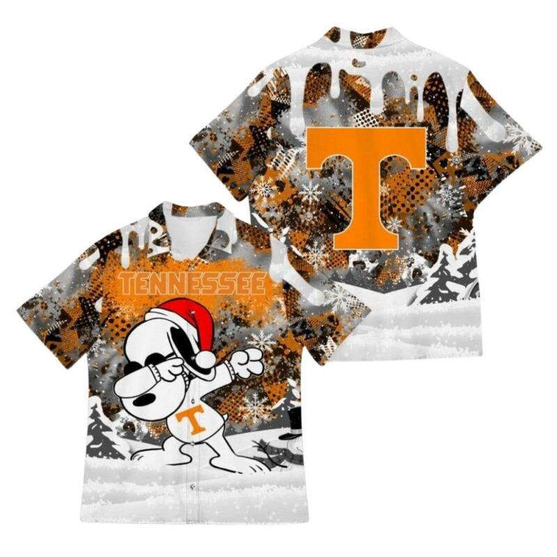 Tennessee snoopy christmas hawaiian shirt 1