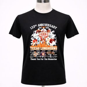 Texas Longhorns 133rd Anniversary 1893 2026 thank you for the memories 1 T Shirt.jpg