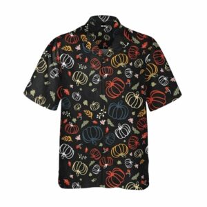 Thanksgiving Pumpkin Pattern Hawaiian Shirt