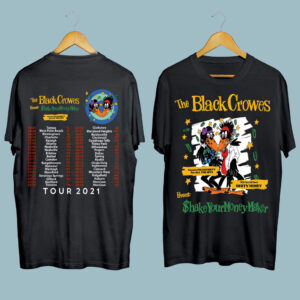 The Black Crowes Rock Band front 4 T Shirt