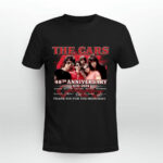 The Cars Rock Band 48th Anniversary 1976 2024 Signature 2 T Shirt