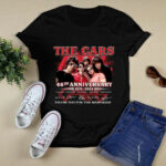 The Cars Rock Band 48th Anniversary 1976 2024 Signature 3 T Shirt