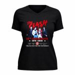 The Clash 50th Anniversary 1976 2026 Thank You For The Memories 5 Womens V Neck.jpg