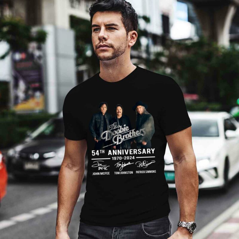 The Doobie Brothers 54Th Anniversary 4 T Shirt