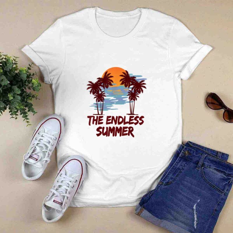 The Endless Summer Sunset Vintage Vacation Souvenir Tee 0 T Shirt
