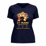 The Jonas Brothers 21 Years 2005 2026 Thank You For The Memories 9 Womens V Neck.jpg