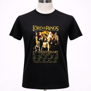 The Lord Of The Rings The Fellowship Of The Ring 25th Anniversary 2001 2026 Signature 1 T Shirt.jpg