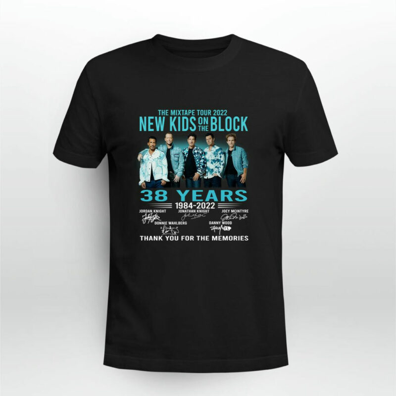 The Mixtape Tour 2022 New Kids On The Block Front 4 T Shirt