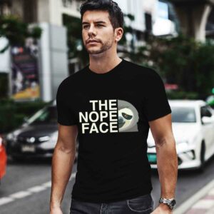 The Nope Face Funny Lazy Sloth Face 5 T Shirt