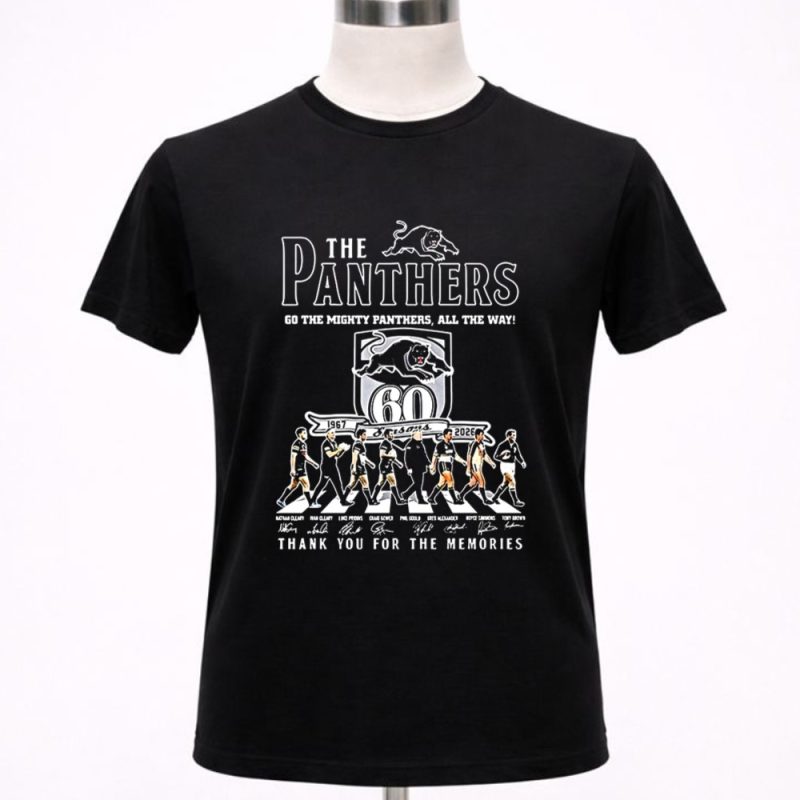 The Penrith Panthers 60th Anniversary 1967 2026 Abbey Road Signatures 1 T Shirt.jpg