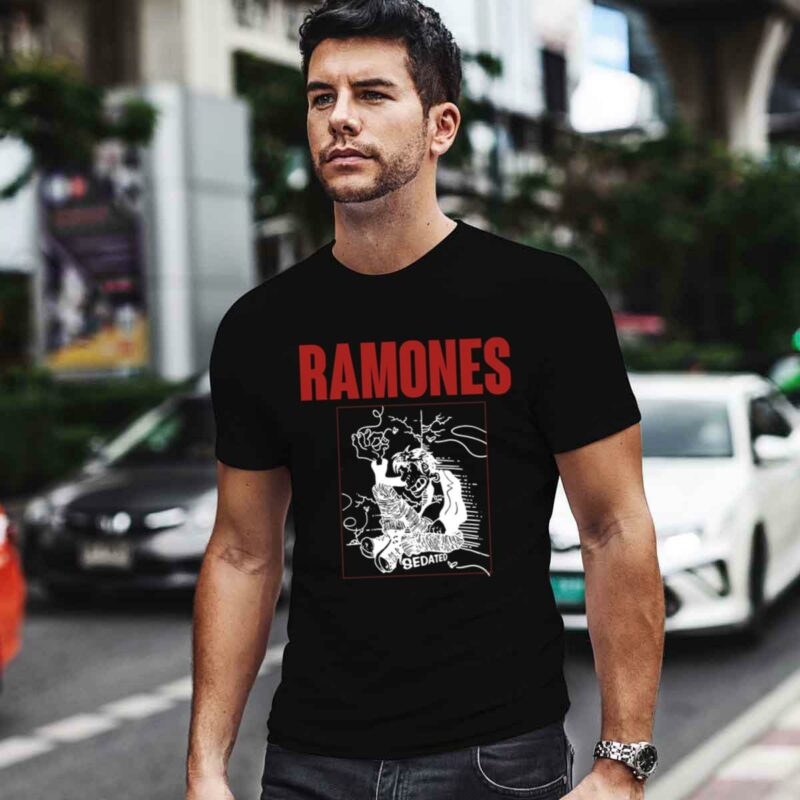 The Ramones I Wanna Be Sedated Vintage 4 T Shirt 1