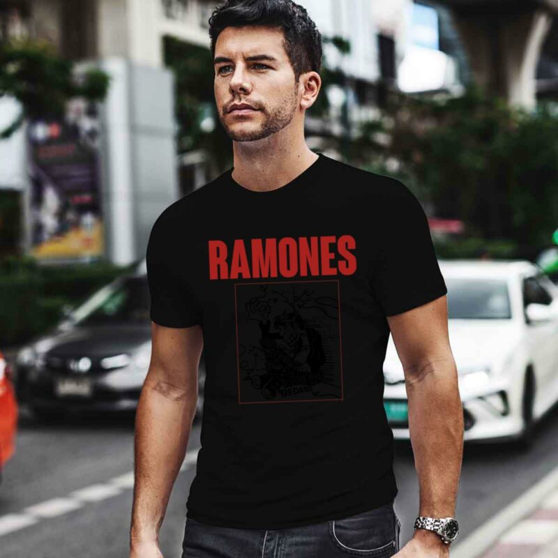 The Ramones I Wanna Be Sedated Vintage 4 T Shirt