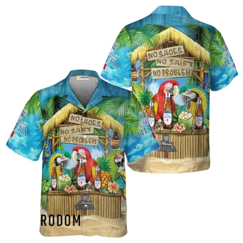 The Ultimate Margaritaville Party Michelob Ultra Hawaiian Shirt