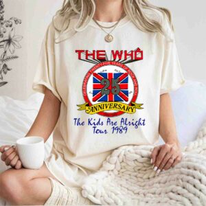 The Who The Kids Are Alright Tour 1989 front 5 T Shirt