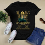 The X Files 30th Anniversary 1992 2022 Thank You For The Memories 4 T Shirt