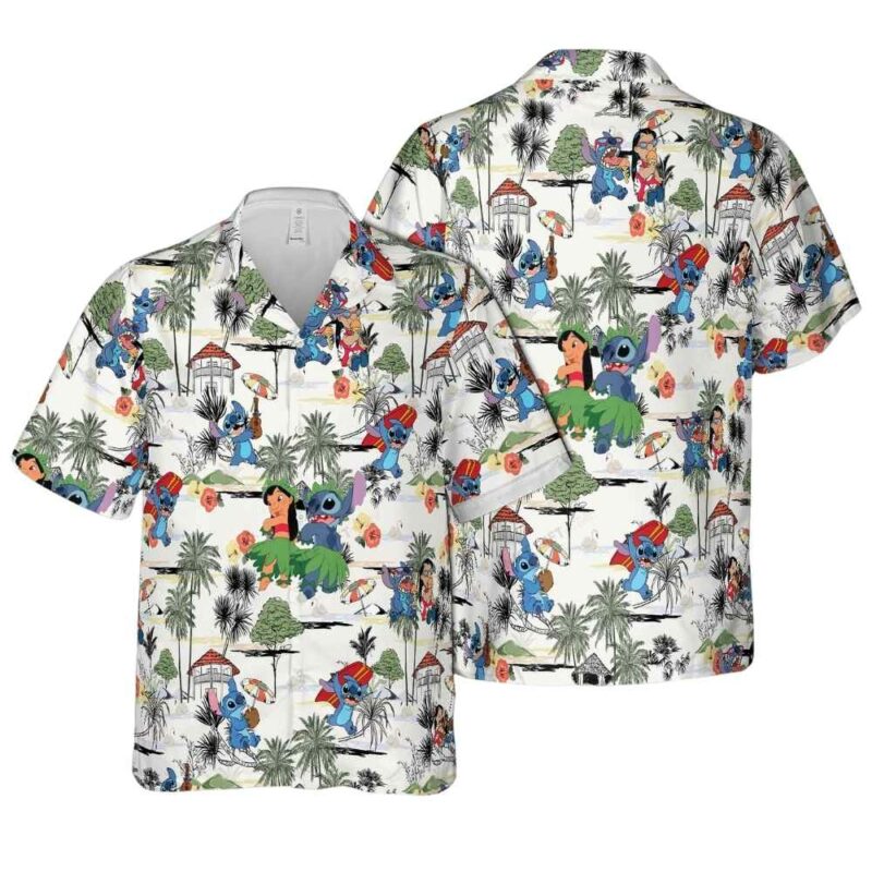 The adventures of stitch hawaiian shirt 1