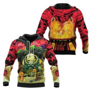 The Old Man Of Fear Agent Drink Fireball All Over Print Hoodie