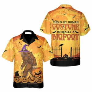 This Is My Human Costume Halloween Hawaiian Shirt