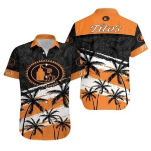 Tito's Coconut Tropical Summer Hawaiian Shirt