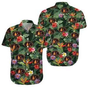 Tito's Floral Flower Pattern Tropical Hawaiian Shirt