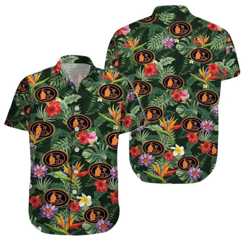 Titos floral flower pattern tropical hawaiian shirt 1